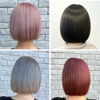 ショート カラー 艶髪特化 しゅんぼう 長岡髪質改善のヘアスタイル