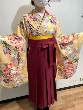 セミロング ヘアアレンジ 青野 文香のヘアスタイル