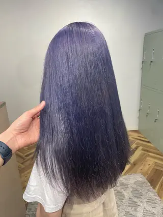 ロング カラー lani hair salon所属・SHOTO ハイトー ン/デザインカラーのヘアスタイル