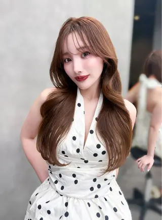 ロング 韓国ヘア/ ミラノのヘアスタイル