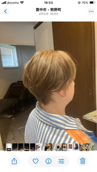 ショート YUKI ＊のヘアスタイル