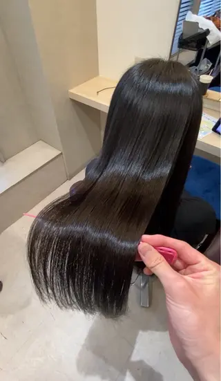 ロング 川元 雄貴のヘアスタイル