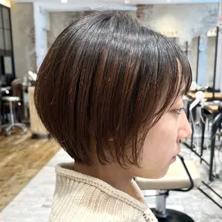 ショート カラー 💍新宿ショート 💍岩田莉奈のヘアスタイル