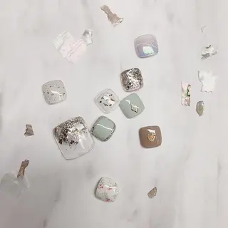 ネイル ネイルPetit Ribbonのネイルデザイン