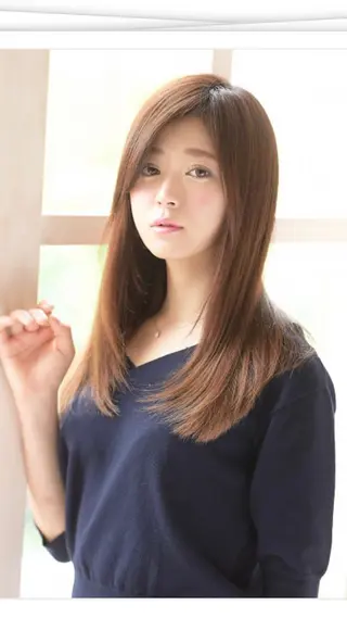 ロング 奥谷 美代子のヘアスタイル