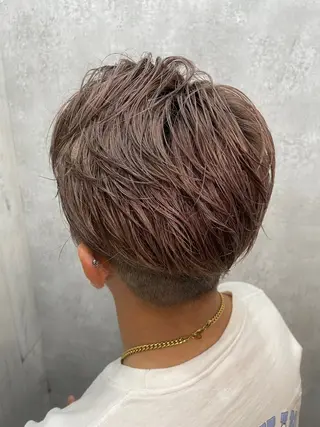 ショート カラー メンズ 高井 柊のヘアスタイル