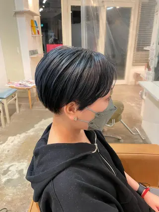 ショート カラー ヘアアレンジ hair house luana所属・村上 由希のヘアスタイル