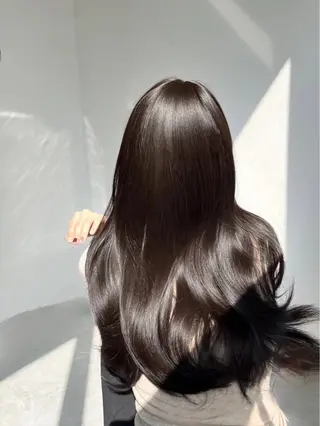 ミディアム カラー パーマ 笠原 健人のヘアスタイル