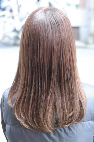 セミロング カラー ヘアアレンジ Recess hair所属・川内 政人のヘアスタイル