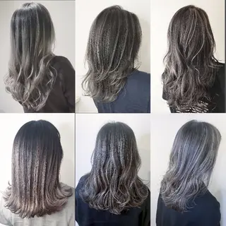 カラー セミロング 【髪質改善美容師】t occa茨木篠原健太のヘアスタイル