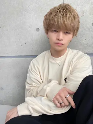 ショート カラー パーマ ヘアアレンジ メンズ 🌈トレンドヘア 🌈WATARU🌈のヘアスタイル