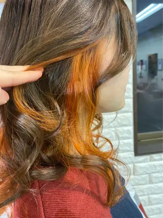 ロング カラー 清原 悠理のヘアスタイル