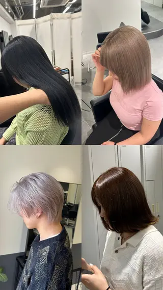 カラー YUDAIブリーチ• カラー/心斎橋•難波のヘアスタイル