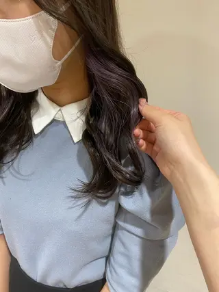 ロング カラー 関口 桃花🌷 暖色カラーのヘアスタイル