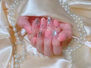 ネイル ネイルサロンAiri 長さ出し·シンプルのネイルデザイン