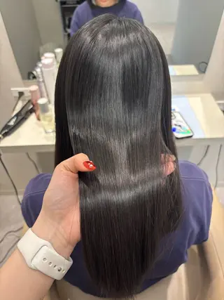 ミディアム カラー パーマ ヘアアレンジ 押切 響　のヘアスタイル