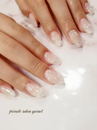 ネイル ロング Garnet nailのネイルデザイン