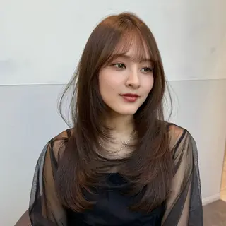 ロング カラー SALOWIN銀座六丁目店所属・津田 怜果のヘアスタイル