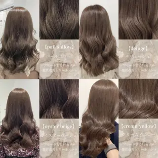 セミロング カラー ヘアアレンジ Ella所属・nana【艶髪】/ レイヤー/縮毛矯正のヘアスタイル