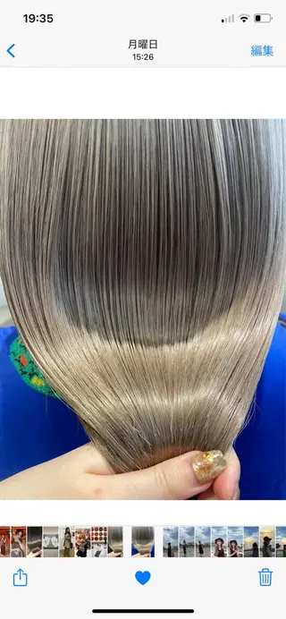 ミディアム カラー 【淡色color/ nail】maikoのネイルデザイン