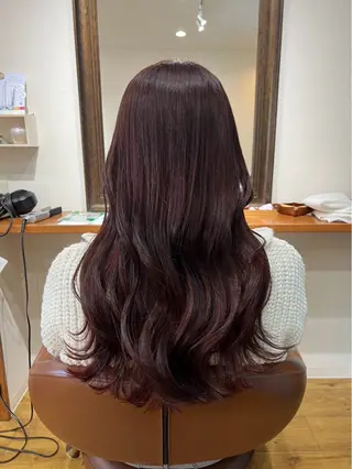 ロング カラー 髪質改善美容室Flat.千葉所属・トゥサリ/ 海外ヘア/レイヤーのヘアスタイル