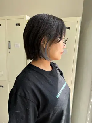 ショート カラー 🐰FERIA 北千里 🐰のヘアスタイル