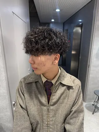 カラー メンズ クラシックスタイル 💈鈴木洵誠のヘアスタイル