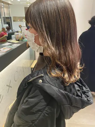 ロング 💎【髪質改善カラー 艶髪×縮毛矯正】💎のヘアスタイル