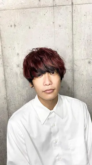 カラー メンズ メンズブリーチカラー /パーマ ごーた立川のヘアスタイル