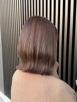 ミディアム 髪質改善/透明感カラ ー🫧/YUIKAのヘアスタイル