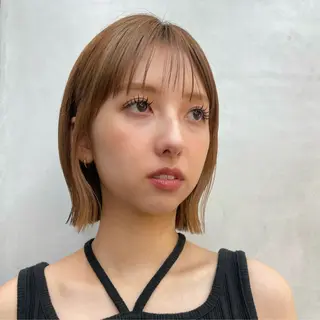 ショート Misaki /ボブ/縮毛矯正のヘアスタイル