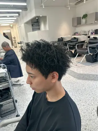 メンズ メンズ専門/パーマ 特化/栄/北出瑞貴のヘアスタイル