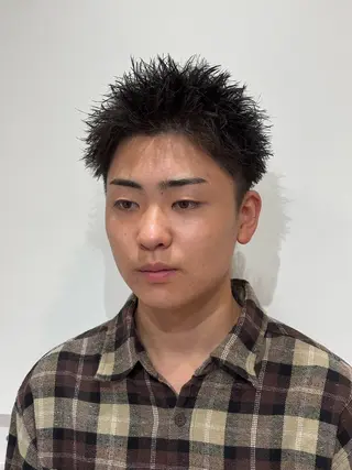 ショート メンズ 【店長】メンズ職人 短髪　ハイトーン🔥のヘアスタイル