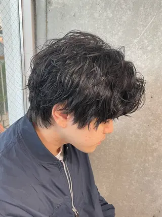 パーマ メンズ メンズモテパーマ💙 fuwaのヘアスタイル