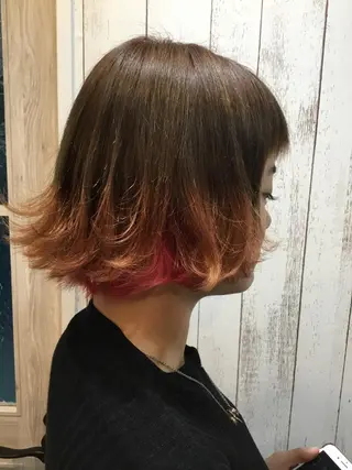 ショート カラー 金崎 新吾のヘアスタイル
