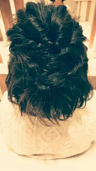 ミディアム セミロング ヘアセット/髪質改善 /カラー/TADOのヘアスタイル