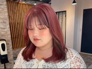 セミロング カラー カラー#ブリーチ⭐️ STAR☆RIVERのヘアスタイル