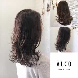 ミディアム カラー ワタイショウタ 髪質改善✨眉毛サロンのヘアスタイル