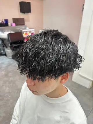 ショート パーマ メンズ お悩み解消✨/ メンズパーマ✨/直樹のヘアスタイル