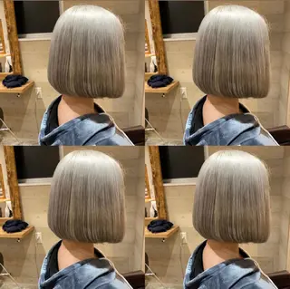 ミディアム カラー レイヤー×髪質改善 マネージャー安藤光司のヘアスタイル