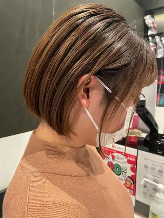 ショート カラー メンズヘア特化 崎田 成人のヘアスタイル