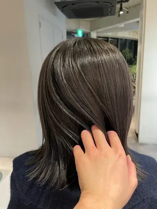 カラー 葉月/ボブ/ 透明感カラー／中目黒のヘアスタイル