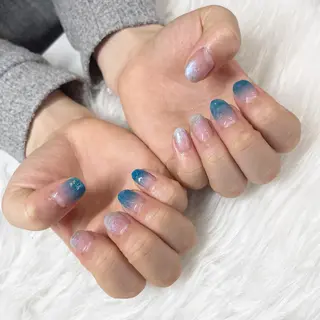 セミロング see love gritterのネイルデザイン