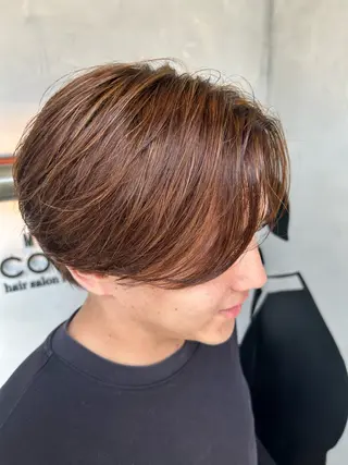 ミディアム パーマ メンズ 🔥メンズ専門🔥 塩拓巳のヘアスタイル