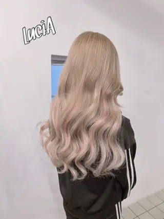 ロング カラー LuciA/エクステ カラーのヘアスタイル