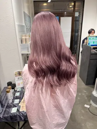 ロング カラー ハイトーン/レイヤー /艶カラー🎀のヘアスタイル