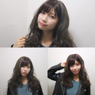 ミディアム カラー JILBLAN京都 ショート/ハイライトのヘアスタイル