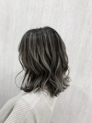 ミディアム 髪質改善/縮毛矯正/ 韓国ヘア/店長敦士のヘアスタイル