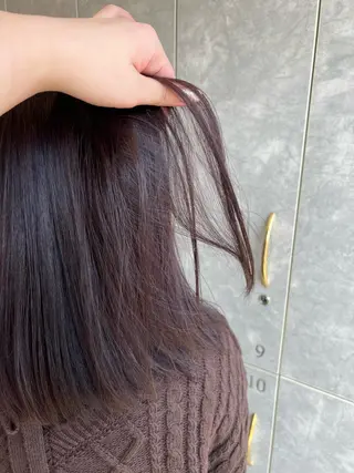 ミディアム 中嶋 彩乃のヘアスタイル