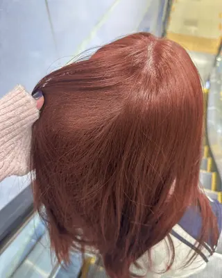 セミロング カラー 🪐レイヤー/美髪 カラー/加野彩果🪐のヘアスタイル